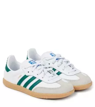 Кожаные кроссовки Samba OG Adidas Originals, белый