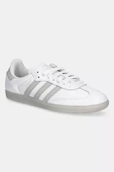 Кожаные кроссовки Samba OG Adidas Originals, белый