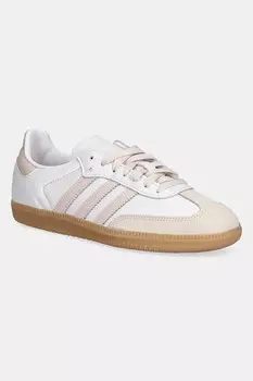 Кожаные кроссовки Samba OG Adidas Originals, белый