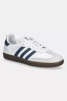 Кожаные кроссовки Samba OG W Adidas Originals, белый