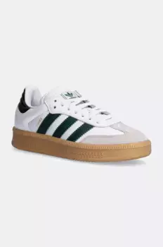Кожаные кроссовки Samba XLG adidas Originals, белый