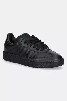 Кожаные кроссовки Samba XLG Adidas Originals, черный