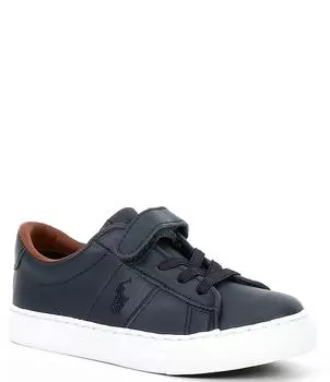 Кожаные кроссовки Sayer для мальчиков Polo Ralph Lauren (для малышей), синий
