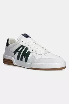 Кожаные кроссовки SC300UXPL212 Aeronautica Militare, белый