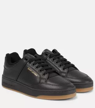 Кожаные кроссовки SL/61 Saint Laurent, черный