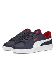 Кожаные кроссовки Smash 3 0 Puma, белый