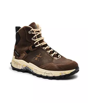 Кожаные кроссовки ss var 326 Premiata, коричневый