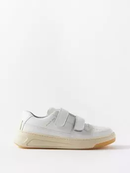 Кожаные кроссовки steffey на липучке Acne Studios, белый