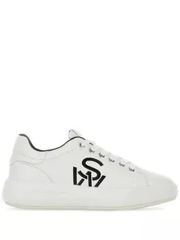 Кожаные кроссовки Stuart Weitzman, белый