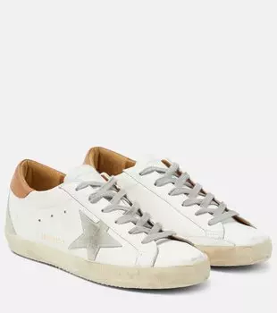 Кожаные кроссовки superstar Golden Goose, мультиколор