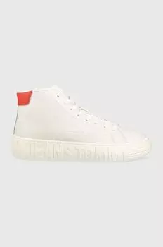 Кожаные кроссовки TJM OUTSOLE MID CUT Tommy Jeans, белый