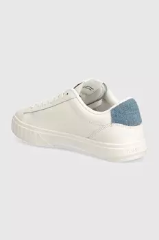 Кожаные кроссовки TJW CUPSOLE SNEAKER DENIM Tommy Jeans, белый