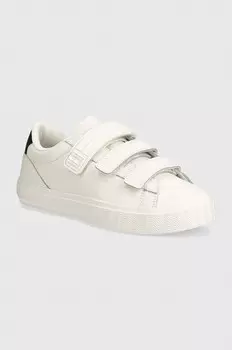 Кожаные кроссовки TJW CUPSOLE SNEAKER VELCRO Tommy Jeans, белый