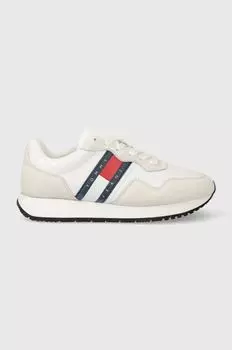 Кожаные кроссовки TJW EVA RUNNER MAT MIX ESS Tommy Jeans, белый