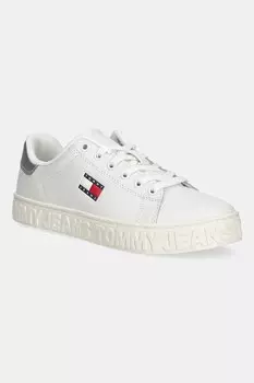 Кожаные кроссовки TJW Logo Sneaker Ess Tommy Jeans, белый