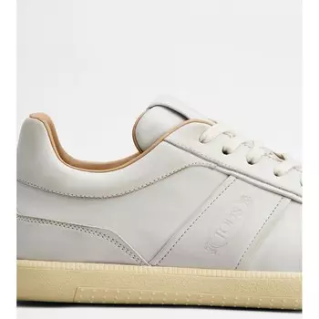 Кожаные кроссовки Tod's Tabs, цвет Yogurt