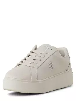 Кожаные кроссовки Tommy Hilfiger, экрю