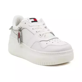 Кожаные кроссовки Tommy Hilfiger, экрю