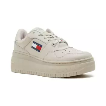 Кожаные кроссовки Tommy Hilfiger, бежевый