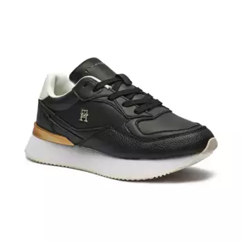 Кожаные кроссовки Tommy Hilfiger, черный
