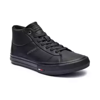 Кожаные кроссовки Tommy Hilfiger, черный