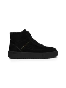 Кожаные кроссовки Tommy Hilfiger, черный