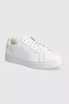 Кожаные кроссовки Tommy Hilfiger ESSENTIAL COURT SNEAKER, белый