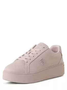 Кожаные кроссовки Tommy Hilfiger, розовый