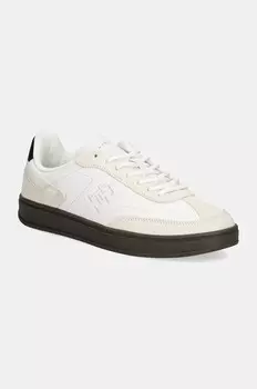 Кожаные кроссовки Tommy Hilfiger TH HERITAGE COURT SNEAKER LTHR, белый