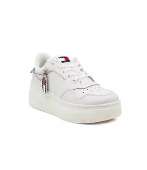 Кожаные кроссовки Tommy Jeans, экрю