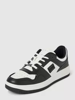 Кожаные кроссовки Tommy Jeans, черный