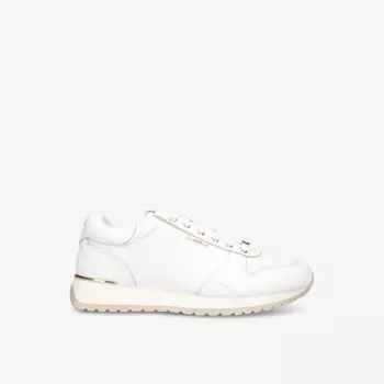 Кожаные кроссовки track star с низким берцем и логотипом Carvela, белый