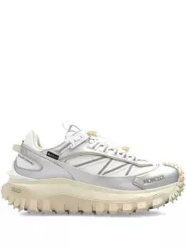 Кожаные кроссовки Trailgrip GTX MONCLER, серебяный