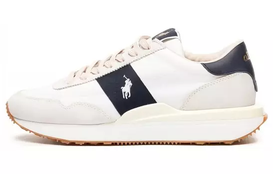 Кожаные кроссовки Train 89 Polo Ralph Lauren, белый