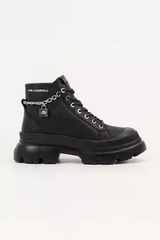 Кожаные кроссовки TREKKA MAX Karl Lagerfeld, черный