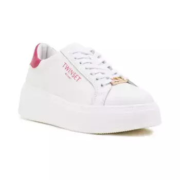 Кожаные кроссовки Twin-Set, белый