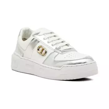 Кожаные кроссовки Twin-Set, белый