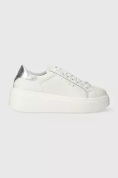 Кожаные кроссовки Twinset, белый