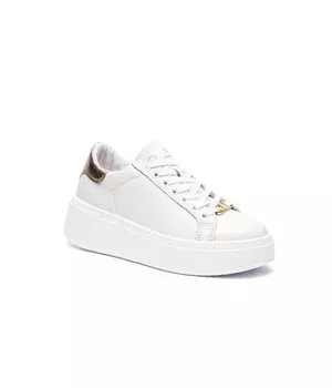 Кожаные кроссовки TWINSET, белый