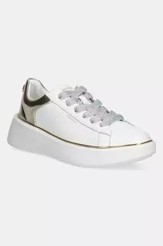 Кожаные кроссовки Twinset, белый