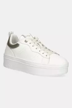 Кожаные кроссовки Twinset, белый