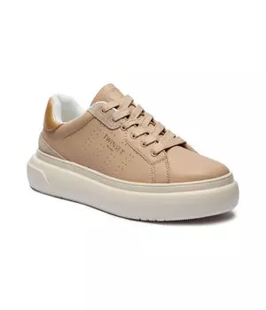 Кожаные кроссовки Twinset, желтый