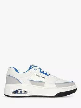 Кожаные кроссовки uno court с низкой стойкой Skechers, белый