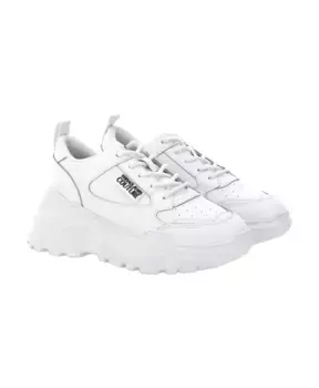 Кожаные кроссовки Versace, белый