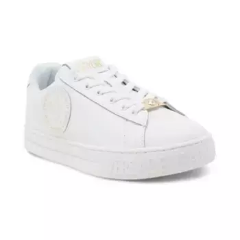 Кожаные кроссовки Versace, белый