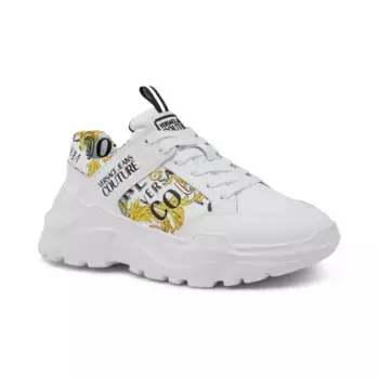 Кожаные кроссовки Versace, белый