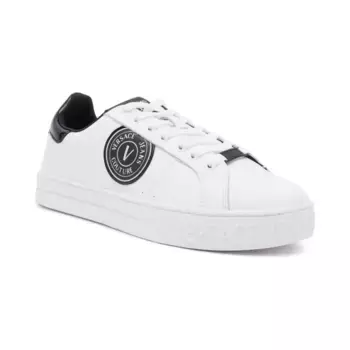 Кожаные кроссовки Versace, белый