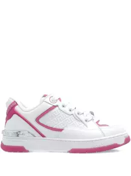 Кожаные кроссовки VERSACE, белый