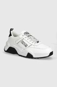 Кожаные кроссовки Versace Jeans Couture Stargaze, белый