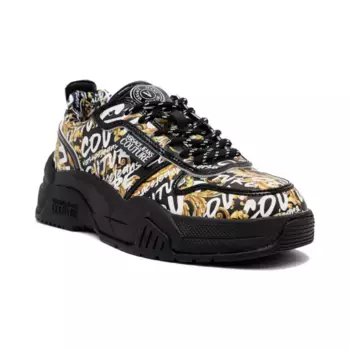 Кожаные кроссовки Versace, желтый